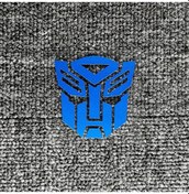 Resim Autobotlar Mavi-24x24 Cm-araba Çıkartmaları Transformers Autobots Decepticon'lar Yansıtıcı Dekorasyon Yakıt Deposu Kapa 