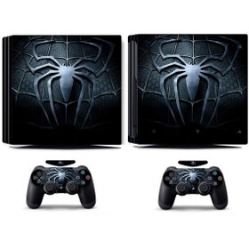 Resim Kt Grup Black Spider Playstation 4 Pro Full Sticker Kaplama 