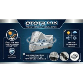 Resim ototr plus Yamaha Tracer 7 Motosiklet Brandası Motor Branda Gri 