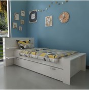 Resim Myniture Home & Living Trend Yavrulu Karyola Q4013-1 Beyaz Beyaz 