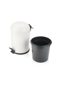 Resim 5 Lt Bon Kapak Çöp Kovası Beyaz 