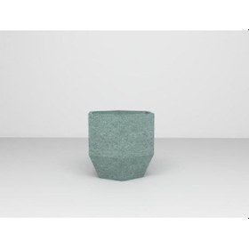 Resim Nuano Consept Lotus Serisi Köşeli Saksı Yeşil 30x60 