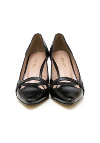 Resim Topuklu/ Stiletto Kadın Mar-25y-133-782 John May Siyah-siyah Yılan Siyah 