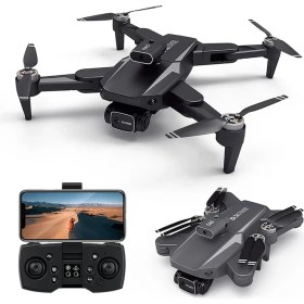 Resim Pazariz Hd Dual Kamera Katlanır Çantalı Drone Seti Siyah Fırçasız Motor Geri Dönüş Özellikli 