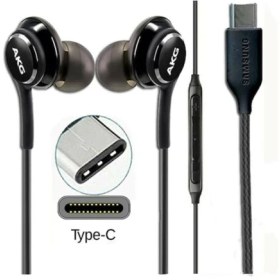 Resim Sesatech Samsung Gri Kulaklık Typec Kulak Içi Kulaklıklar Mikrofon ile Kablolu Galaxy S22 S21 S20 Not 20 