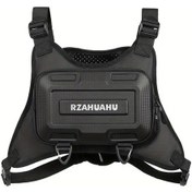 Resim Hightower Rzahuahu Erkler İçin Nefes Alabilir Çok Cepli Siyah Tactical Göğüs Çantası Siyah 