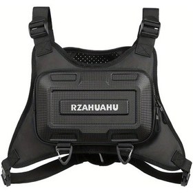 Resim Hightower Rzahuahu Erkler İçin Nefes Alabilir Çok Cepli Siyah Tactical Göğüs Çantası Siyah 