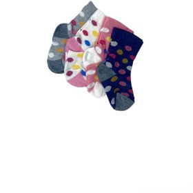 Resim Black Arden Socks Çocuk Renkli Çorap 4 Çift Pamuklu Rahat Günlük Black Arden Socks 