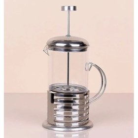 Resim Ttt Çelik Kulplu Cam French Press - 350 ml 