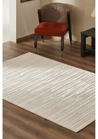 Resim Kaşmir Halı 7/24 Iskandinav Greta Beyaz 80X300 CM Salon Mutfak Halısı Yolluk Kilim 