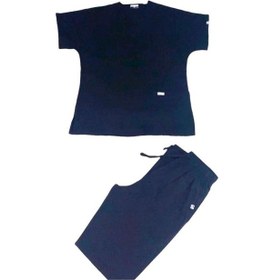 Resim Makara V Yaka Bayan Yarasa Kol Doktor Hemşire Cerrahi Takım Ünifo 