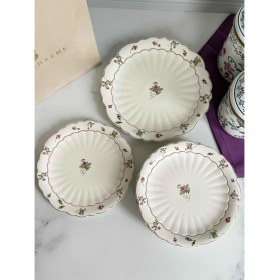 Resim Rossev Luna Flower Servis Sunum Pasta Seti 7'li 