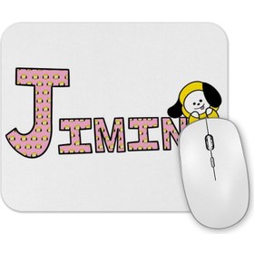 Resim Baskı Dükkanı Bts Meets BT21 Jımın Mouse Pad 