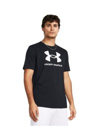 Resim Under Armour Sportstyle Logo Update Erkek Siyah Tişört Siyah 