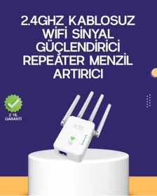 Resim TeknomAVM Çift Bantlı Otomatik Kurulum WiFi Repeater Menzil Genişletici 