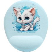 Resim Mena Rise Iyi Fikirler Yavru Kedi Bilek Destekli Mouse Pad 
