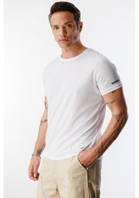 Resim Genius Store Erkek Nem Emici Hızlı Kuruma Atletik Teknik Performans Spor T-shirt Drıfıt - Kısakolnew - Beyaz 