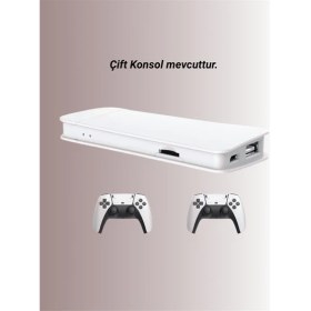 Resim HDMI Çıkışlı Çift Kablosuz Kollu Retro Game Stick – M15 