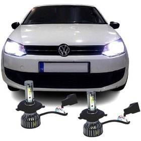 Resim Vw Polo 6 Uzun Kısa Tek H4 Led Oto Ampulü Photon Zero 