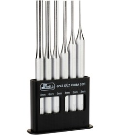 Resim Retta Düz Pim Zımba Seti 6 Parça 