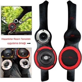 Resim TOFAŞ ÖN DİREK PANDİZOT ÇİFT 13CM HOPARLÖR 10CM TWEETER HALKALI (2 ADET) 