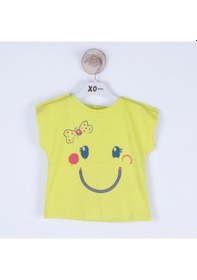 Resim Xo Kids P-003990 Ck 8689 Bebek Kiz Baskılı T-shırt 6-36 Ay Sarı 