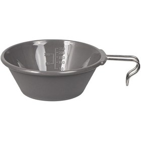 Resim Ranyeek Kampçılar İçin Pratik 250ml Ölçekli Pbt Plastik Kase - Hafif Ve Dayanıklı Gri 