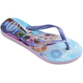 Resim Havaianas Kıds Slım Prıncess Kız Çocuk Parmak Arası Terlik 4123328 0397 Mavi 