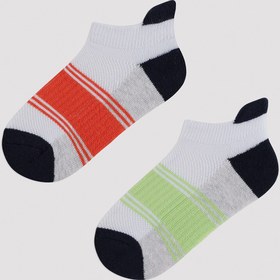 Resim Penti Erkek Çocuk Neon 2 li Spor Patik Çorap 