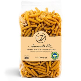 Resim BONATELLİ Organik Nohut Unlu Dirsek Makarna 400g 
