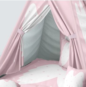 Resim instababyrooms Çocuk Oyun Çadırı Melek Kanatları Dijital Baskılı 