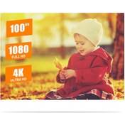 Resim Lemestar 100 İnç Taşınabilir 3d 4k Projeksiyon Perdesi - Işık Yansıtmalı, Katlanabilir, Ev Sineması İçin Hd Görüntü 