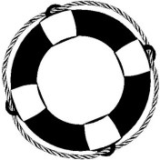 Resim Gmwax Cankurtaran Simidi Sticker 30 x 30 cm 