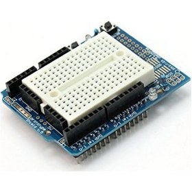 Resim Mini Breadboardlu Arduino Uno R3 Proto Shield Kiti 4 Adet 