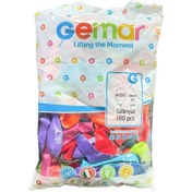 Resim Nessiworld GD-90G Gülenyüz Balon 100 Adet -Dinamik Oyuncak 