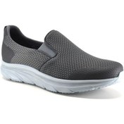 Resim King Paolo D1114 Hıgh Step Erkek Ayakkabı Tekstil Spor Ayakkabı-Füme 
