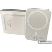 Resim Magsafe 5000mah Iphone Uyumlu Kablosuz Wireless Powerbank Sarj Aleti-917 Siyah 