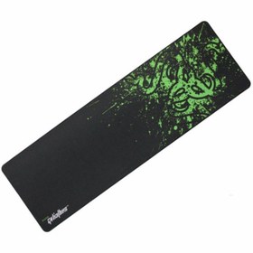 Resim ATAELEKTRONİK 70cm Dikişli Pro Gaming Oyuncu Mousepad Xl 70x30 Büyük Sade Siyah Mouse Pad 