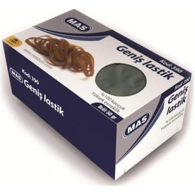 Resim 390 Lastik Kutu Geniş 50 Gram Paket Lastiği 5 Kutu Şefaf 10 X 7 X 7 