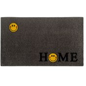 Resim Giz Home Tody Flok Kapı Paspası - Gri Home Gülen - 40x70 cm 