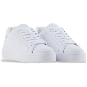 Resim Armani Exchange Kadın Minimalist Sneaker - Beyaz 