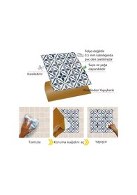 Resim Tink Kendinden Yapışkanlı Serenıty Desenli Pvc Karo 30x30 Cm 