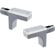 Resim Glaswen Raf Pimi Düz Vantuzlu Cam Ahşap Metal Raf Tutucu Çivisi Mobilya Dolap Pimi (50 Adet) 