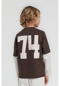 Resim Xo Kids Erkek Çocuk Sweatşirt 4-8 Yaş 1845 Kahve 