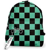 Resim Luckydog Hoohoog Tanjirou Nezuko Okul Çantası, Kamado Tasarımı, Çok Renkli Çok Renkli 