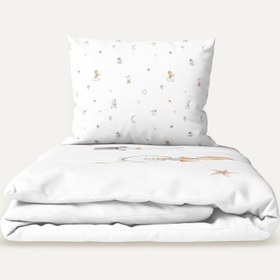 Resim Circus %100 Organik Pamuk Tek Kişilik Çocuk Nevresim Takımı 100 x 200 cm 