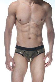 Resim Genel Markalar Erkek Fantezi Gold Simli Jockstrap Iç Giyim 