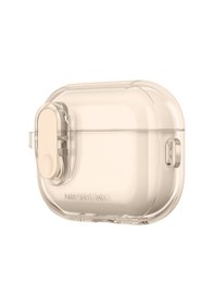 Resim Apple Uyumlu AirPods Pro 2 Kılıf Amazingthing Magnetik Kilit Tasarımlı Minimal Serisi Kılıf Desert Titanyum 