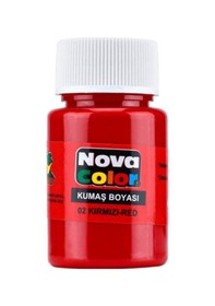 Resim Nova Color Kırmızı Kumaş Boyası 