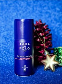 Resim Aqua Di Polo 1987 Gran Paradiso Sport Metal Şişe Erkek Parfüm EDP 100 ML 